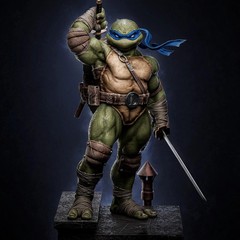 Teenage Mutant Ninja Turtles (Fan Art) – 3D printed Diorama kit (CA3D) 1:8