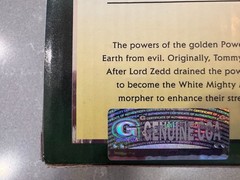 RARE Autographed Legacy Power Morpher Green/White Ranger Jason David Frank COA