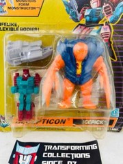 Transformers Original G1 1989 Pretender Monsterbot Icepick MOSC for Monstructror