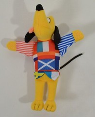 RARE 2000 Pluto 6.5″ McDonald’s EUROPE Plush Hand Puppet Disney Disneyland Paris