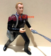 Star Trek Voyager Lt Tom Paris Con Officer figure w Trading Card