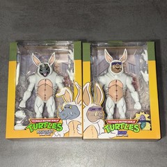 TMNT Bebop & Rocksteady Easter Bunny Suits NEW Loot Crate Exclusive Neca