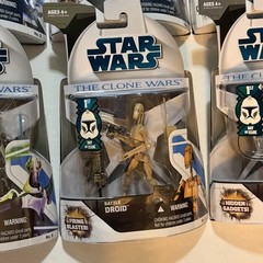 Lot Of 8 Star Wars The Clone Wars Action Figures Numbers 1-8
