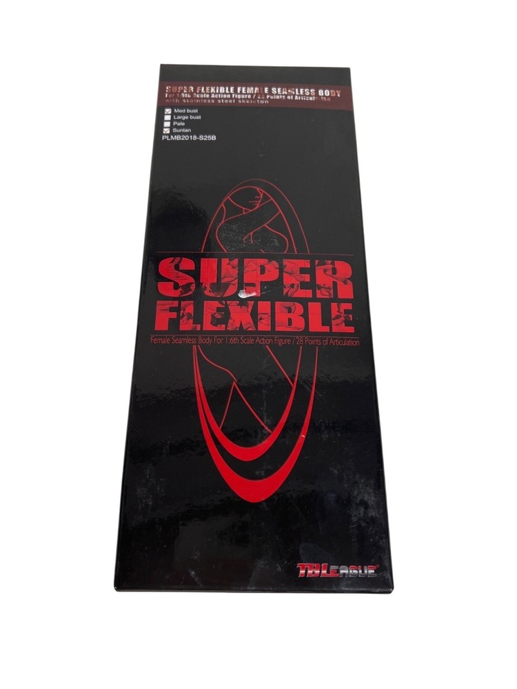 TBLeague Super Flexible Female Seamless Body Suntan Medium Bust Figure