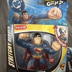 🔥Heroes of Goo Jit Zu – Superman Hero Pack DC Comics Stretch Figure -NEW/SEALED