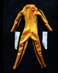 NEW 1/6 Game Of Death yellow kung fu suit w/ nunchakus Set for 12″ figure ❶USA❶
