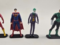 DC Comics Justice League Deluxe Mini Figz Series 1 Complete Set of 9 Figures