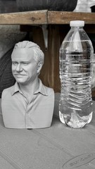 Better Call Saul / Breaking Bad Lalo Salamanca 3d printed Bust 6.5 inches Gray