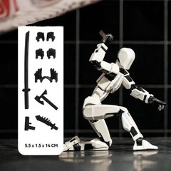 Titan13, Dummy 13, T13 Action Figure,Toy Robot, 3D Printed