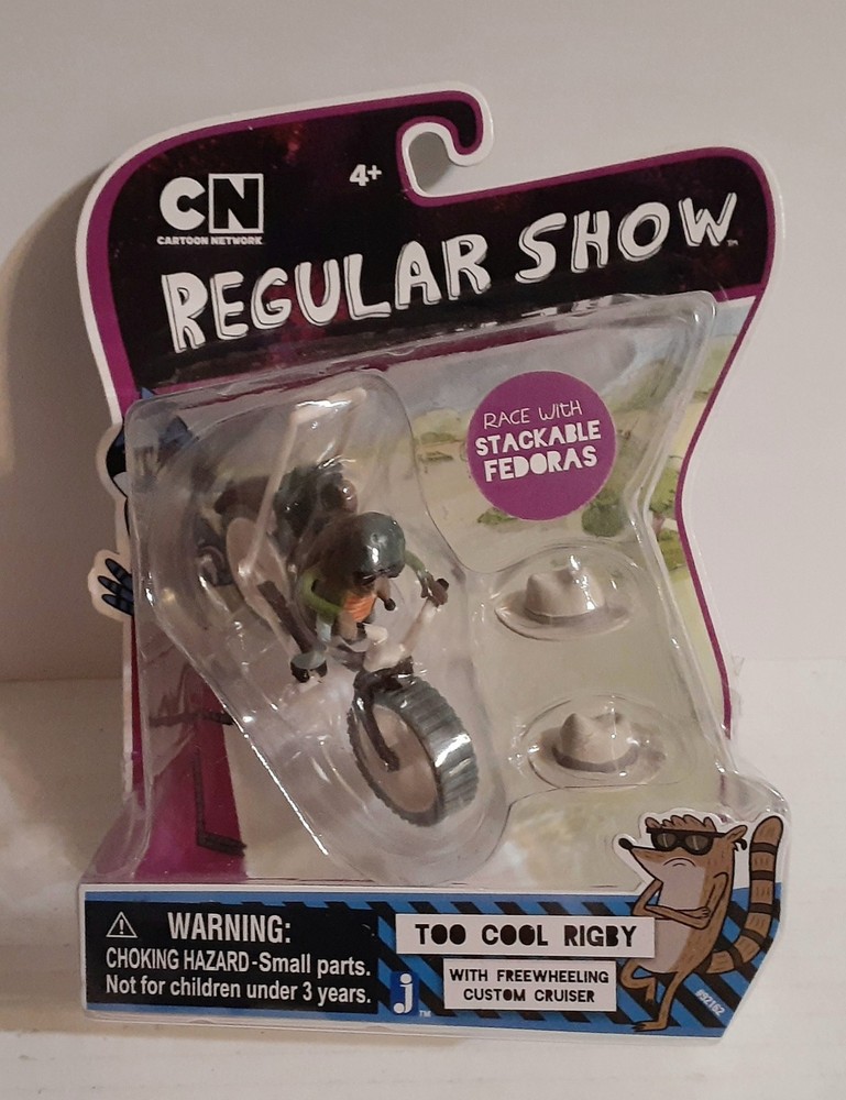 Regular Show Too Cool Rigby with Custom Cruiser – New Jazwares