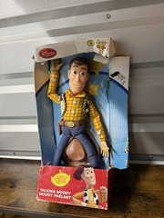 Disney Store Toy Story 3 Talking Woody Doll 1995 Reissue NIB Damaged Box
