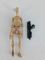 2008 Hasbro Star Wars Battle Droid w/ Backpack & Gun 3.75″ in Action Figure