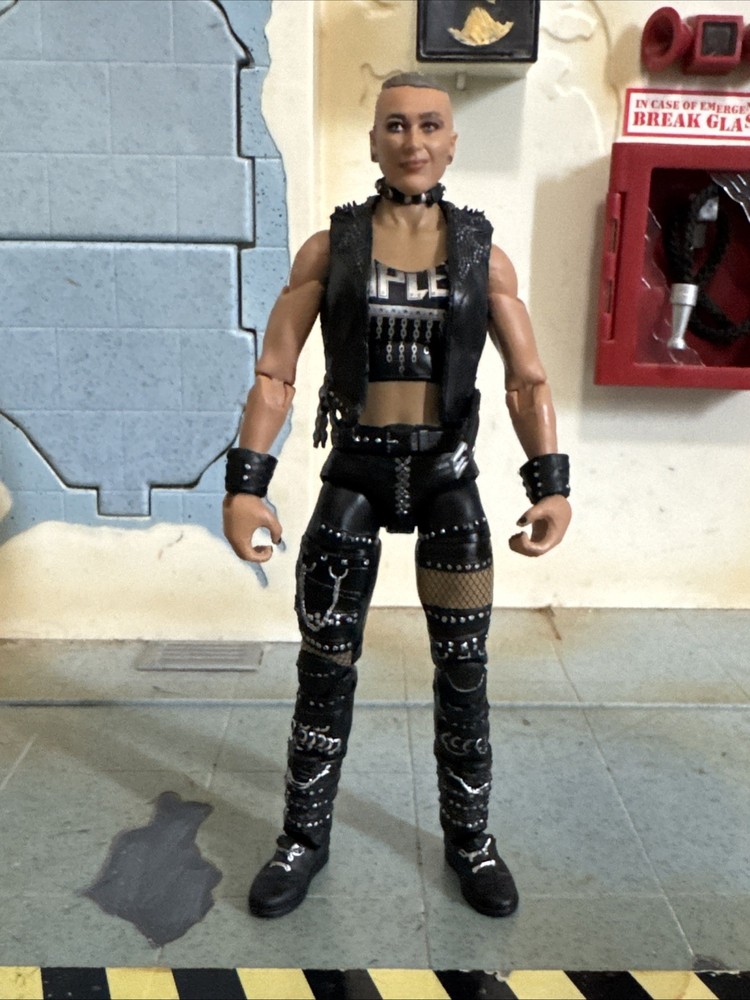 WWE Rhea Ripley Elite Series 84 Wrestling Figure Mattel Mami Judgement Day