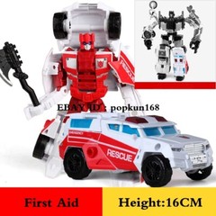 New Deformable Robot Defensor HZX 5 In 1 Action Figure IDW G1 KO 13″ Kids Toys