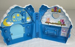 VTG Care Bears Care A Lot Bedtime Bear House Playset 2002 W/ Accessories READ