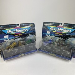 Micro Machines Space # 2 & # 4 Babylon 5 Galoob 65620 Vorlon Cruiser