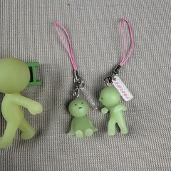 Smiski Glow In The Dark Mini Figure Lot of 6 Phone Strap Keychain Dreams
