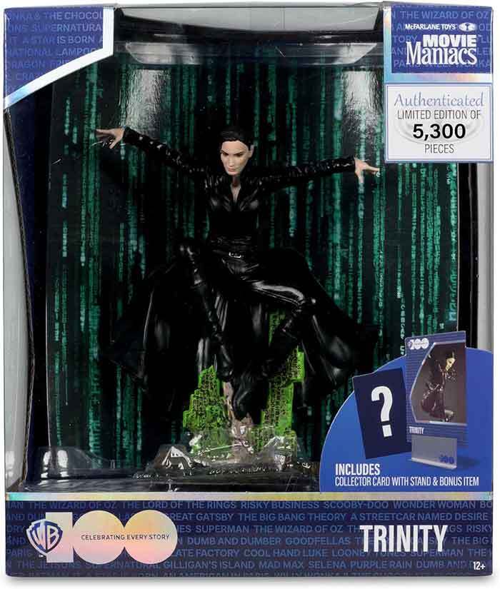 Movie Maniacs The Matrix 6 Inch Static Figure Posed – Trinity IN STOCK