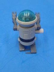 Vtg 1977 TOMY Wind-Up Robot Lost In Space POCKET BOT Blue Visor Alien Working