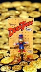 Vintage 1990 DuckTales SCROOGE MCDUCK Bend-Ems Disney Just Toys Action Figure