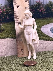 1:24 1950 Dollhouse Bathing Beauty Starlet Swimsuit Inspired by Marx