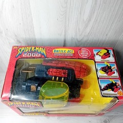 SPIDERMAN 2000 BATTLE JET TOY BIZ NEW IN OPENED BOX – RARE RETRO VINTAGE TOY