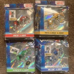 Voltron Metal Defenders Set Lot Of 4 Sealed (damged Boxes)