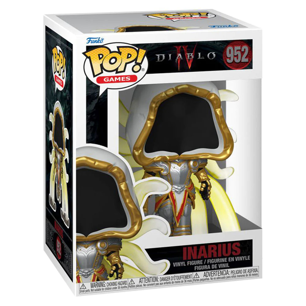 Collectible Funko Pop Games Diablo IV Inarius Vinyl Figure Ages 3 Years and Up