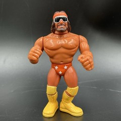 1990 Titan Sports Macho Man Randy Savage WWF Wrestling Figure Sunglasses 5in