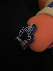 Vintage Sesame Street Ernie Plush Hand Puppet Doll Toy by Applause