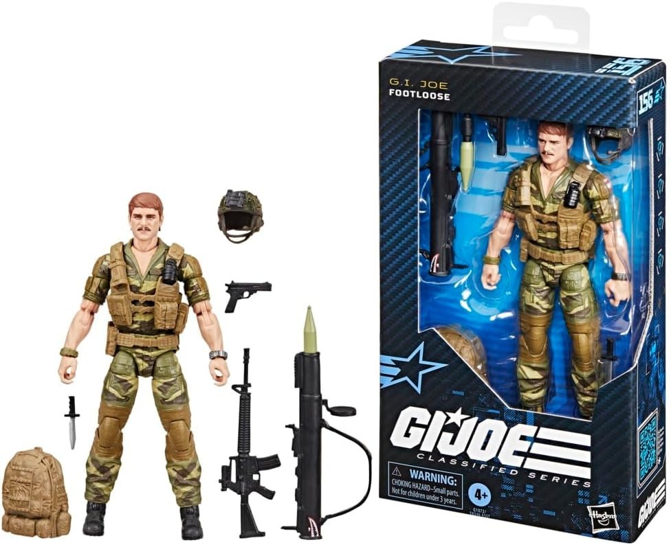 G.I. Joe Classified Series #156, Footloose, 6” Action FigureG.I. Joe Classified