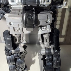 Transformer Nemesis Optimus Prime Black Silver Blue Complete Description 8 Inch
