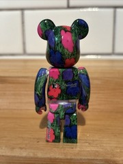 Medicom BE@RBRICK Andy Warhol Flowers 100% 400% Bearbrick Figure Set READ