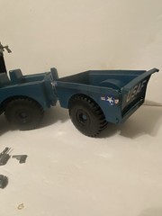GI JOE 1960S/70S EMPIRE USA AIR FORCE JEEP/TRAILER WITH EQUIPMENT