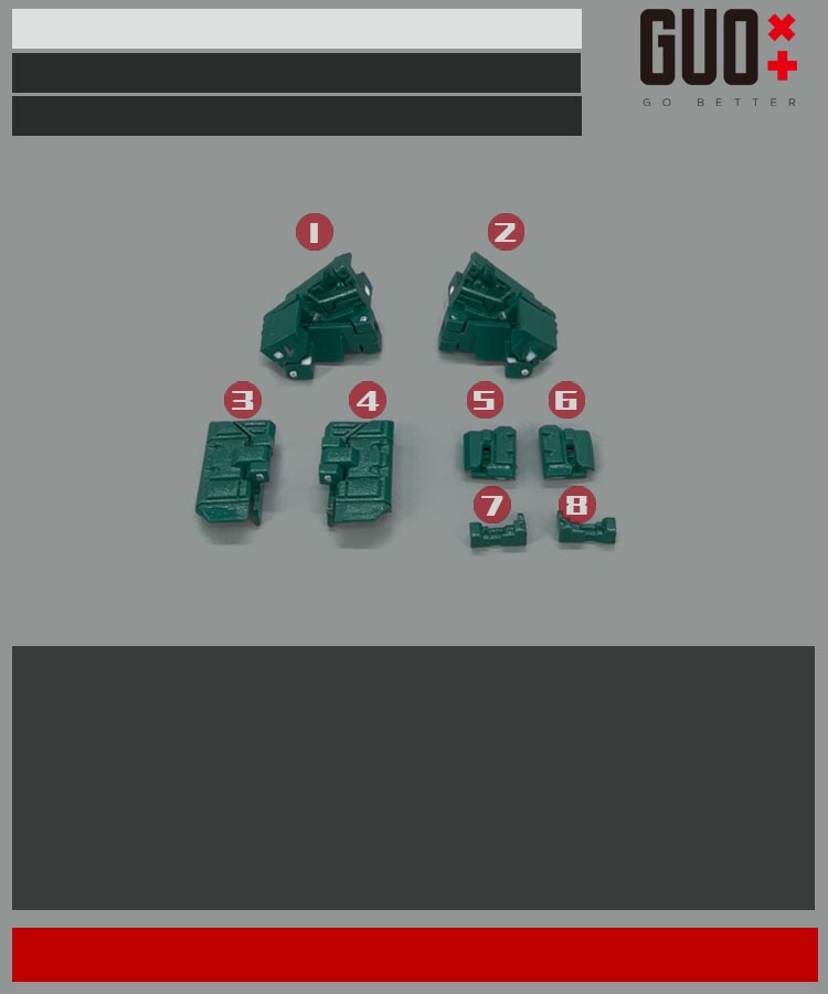 Go better studio GB-1116 upgrade kit for Legacy United Go Bots Treds,in stock