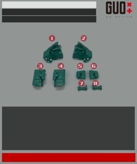 Go better studio GB-1116 upgrade kit for Legacy United Go Bots Treds,in stock