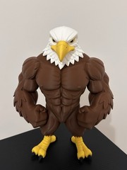 American GigaChad Eagle – Patriotic Muscle Eagle Figure