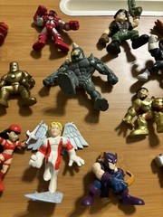 Hasbro Marvel Super Hero Squad Lot of 17 Action Figures Iron Man Rhino Star Wars