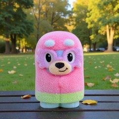 Bluey Fuzzies YOU PICK! Flocked Bluey & Friends Figures Series 1 Blind Boxes