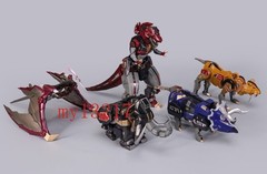 New Power Rangers Dino Megazord Action Figure Toy 25cm Combined Separate Diecast
