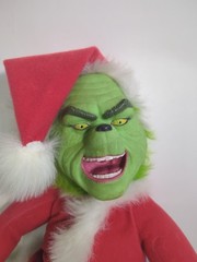 Dr Seuss How The Grinch Stole Christmas Transforming Talking Plush 2000 Works E6