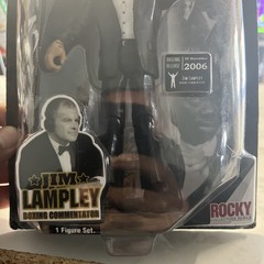 2007 Jakks Pacific Rocky Balboa Michael Buffer Ring Announcer Action Figure NIB