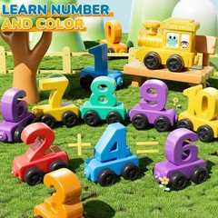 Magnet Number Train Set for Toddlers 3-4 Years Old – Counting , Color Sorting…