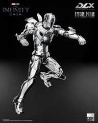 Threezero – Marvel: The Infinity Saga – DLX – Iron Man Mark 2 (Chrome Edition) A