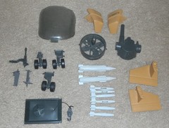 Vintage 1986 Tomahawk Helicopter G.I. GI Joe 100% Complete Blueprints 3.75 ARAH
