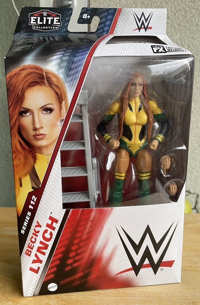 Mattel WWE Elite Series 112 Becky Lynch Green/Yellow Outfit Variant New Sealed