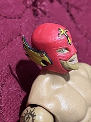 WWE Elite Mattel DC FLASH REY MYSTERIO Ringside Wrestlemania XX 20 – NO SHIRT