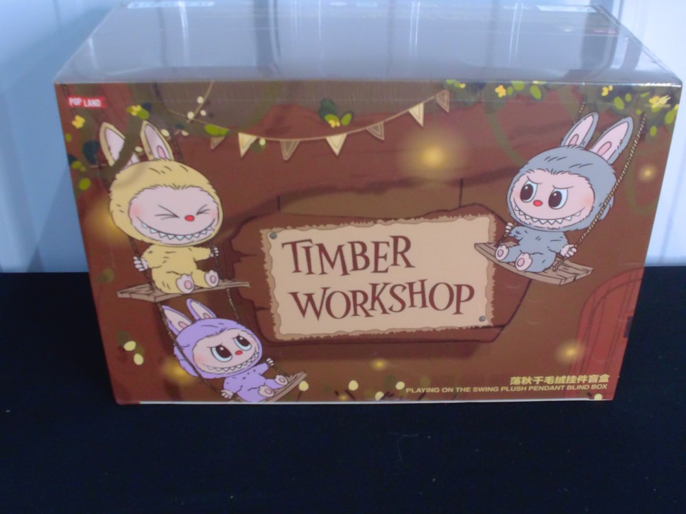Labubu Timber Workshop Complete Set Authentic Popland Exclusive NEW SEALED CASE