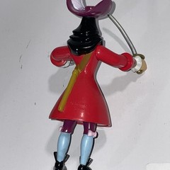 H1 Disney Store – Captain Hook 5”Movable Action Figure Complete With Sword !!!!!