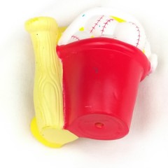 Blues Clues baseball bucket and sand shovel 2.5″ PVC figure 2000 Mattel Viacom